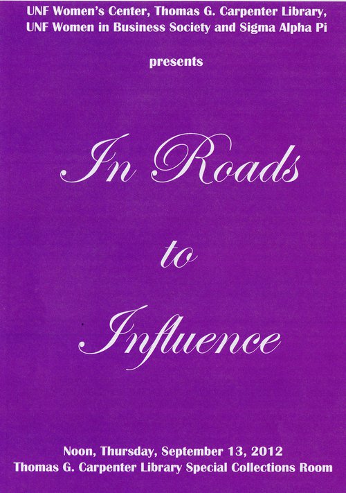 Program In Roads to Influence 2012