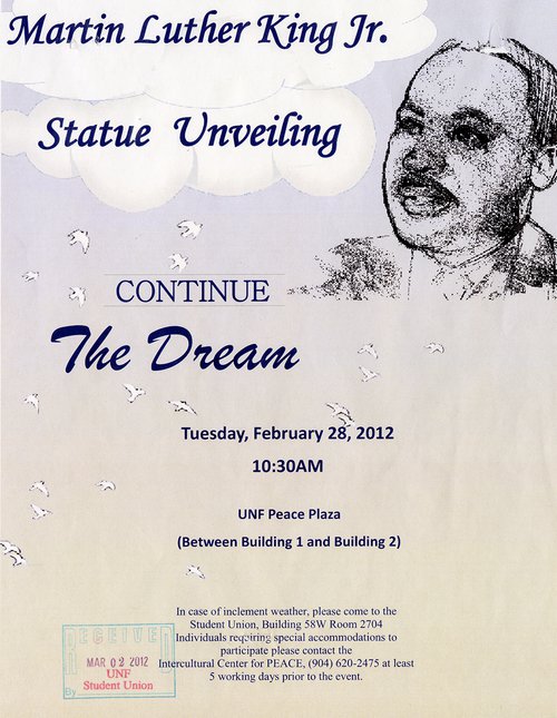MLK Statue Flyer