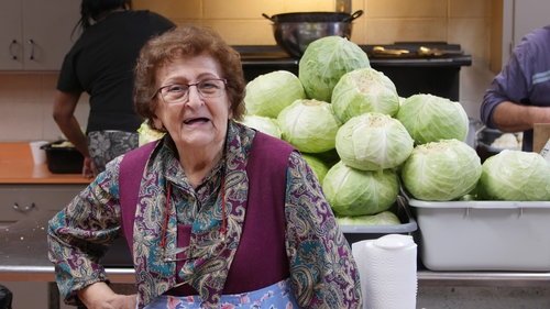 Mary Louise Nosser in the St. George kitchen