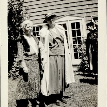 Edith Lesley Wolfard and Gertrude Malloch, June,  1933