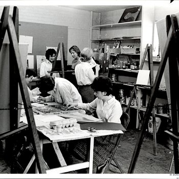 Art Room in Fine Arts Building, 1958