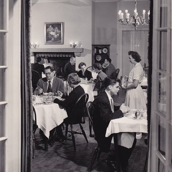 Dining Hall, Colonial Hall, Milwaukee Sanitarium