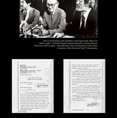 A poster from the Korematsu exhibit
