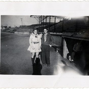1940s, circa. - Jean Faut with an Unidentified Man