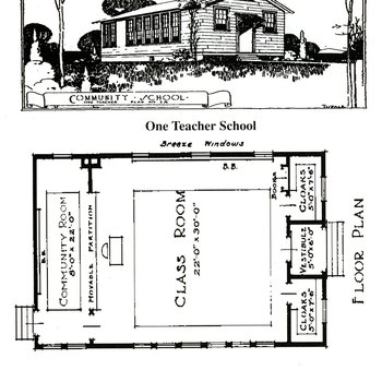 Rosenwald Community School Plan No. 1-A