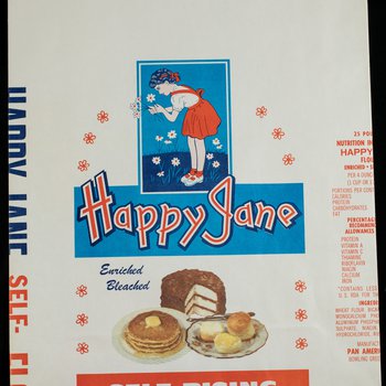 Happy Jane [flour bag]