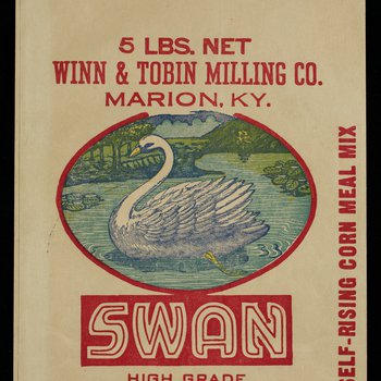 Swan [corn meal bag]