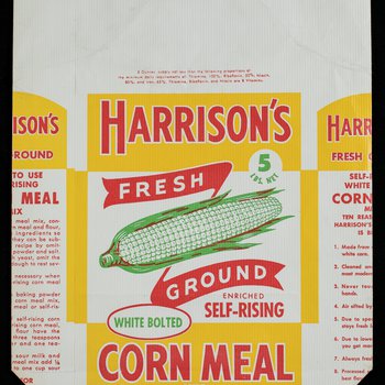 Harrison's [corn meal bag]