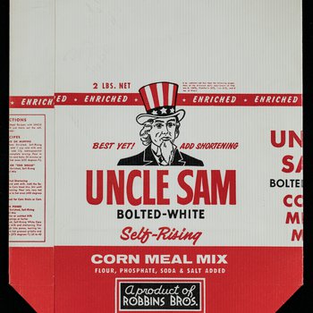 Uncle Sam [corn meal bag]