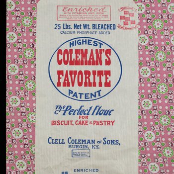 Coleman's Favorite [flour bag]