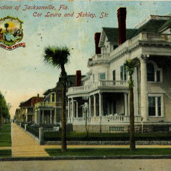 Residence Section of Jacksonville, Florida Corner of Laura and Ashley Streets