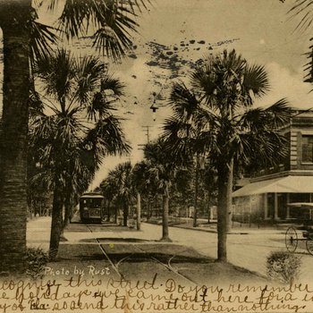 Postcard: Photo by Rust, Main Street, Jacksonville, Florida