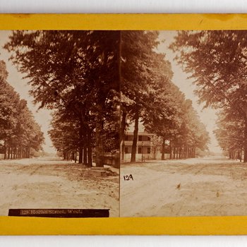 Stereograph Card: 129 Hogan Street, West, Jacksonville, Florida; 1870-1890