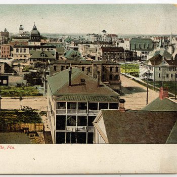 Bird's-eye View of Jacksonville, Florida 1908