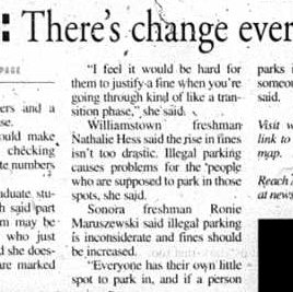 Parking Changes by College Heights Herald Contd