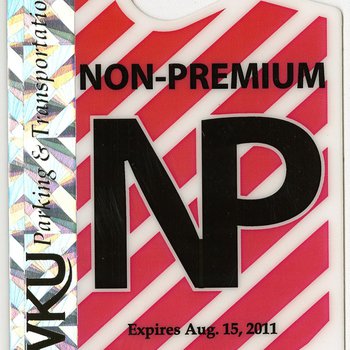 Non-Premium Parking Permit