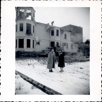 Construction of Trentwell Mason White Hall, 1950s