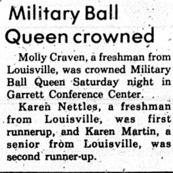 Military Ball Queen Crowned