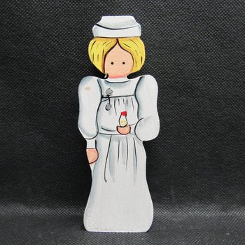 Toy: Wooden Nurse Figurine
