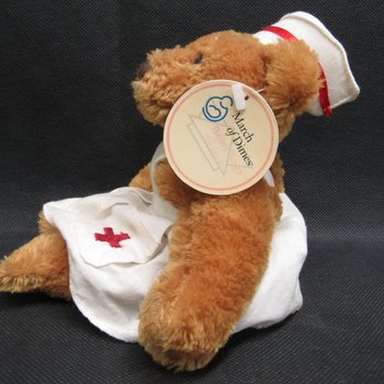 Toy: Nurse Bean Bag Bear - 2