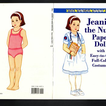 Toy: Jeanine the Nurse Paper Doll