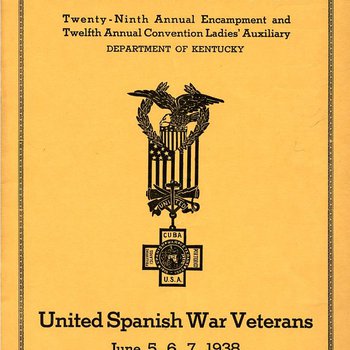 Souvenir Book...Twenty-Ninth Annual Encampment...United Spanish War Veterans (Ephemera W-30)