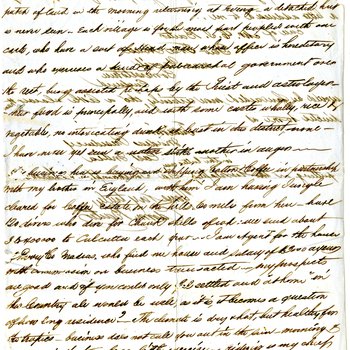 Letter to Benjamin Grider