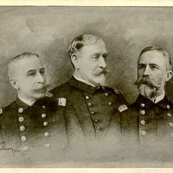 Admirals Dewey, Schley and Sampson