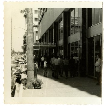 Group In Front Of Robert Meyer Hotel, Downtown Jacksonville