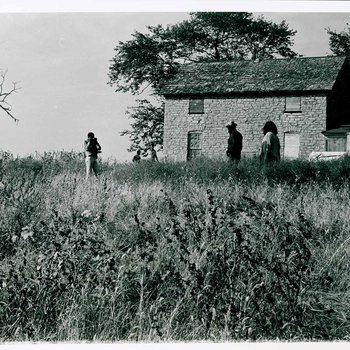 Gordon Parks, Jr. takes photos of his dad, Gordon Parks, and Big Mabel (Carole Lamond) while on location for "The Learning Tree"  in Bourbon and Linn counties, Kansas