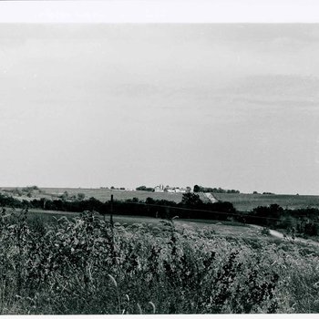 "The Learning Tree" landscape shot of the countryside on location in Bourbon and Linn counties, Kansas