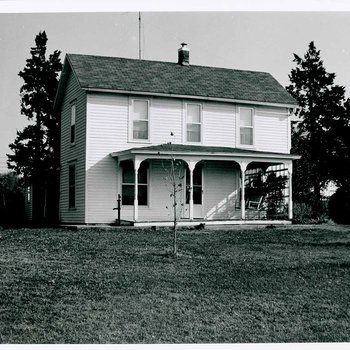 "The Learning Tree" two-story farmhouse used on location in Bourbon and Linn counties, Kansas