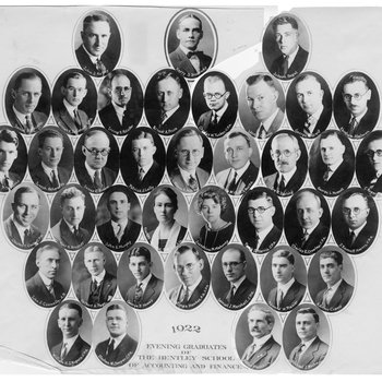 Graduating Class Photo, Evening Division, 1922