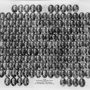 Graduating Class Photo, Evening Division, 1925