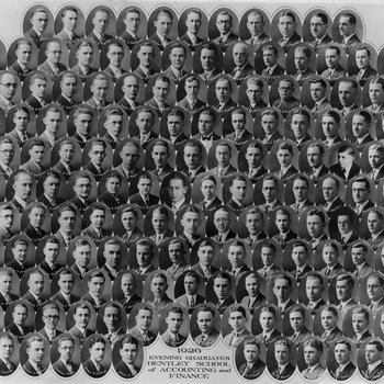 Graduating Class Photo, Evening Division, 1926
