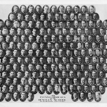 Graduating Class Photo, Evening Division, 1928