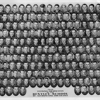 Graduating Class Photo, Evening Division, 1942