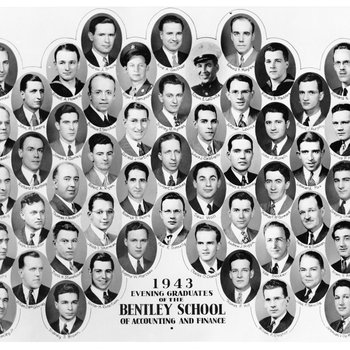 Graduating Class Photo, Evening Division, 1943