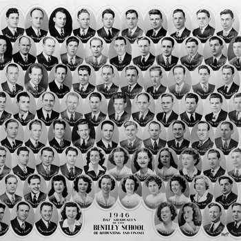 Graduating Class Photo, Day Division, 1946