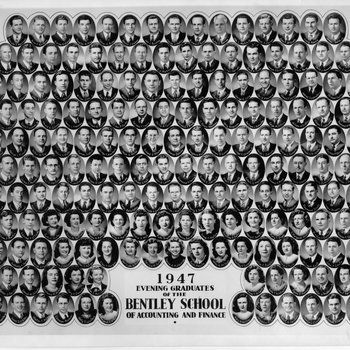 Graduating Class Photo, Evening Division, 1947