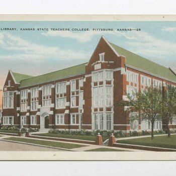 Library, Kansas State Teachers College, Pittsburg, Kansas
