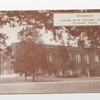 Gymnasium, Kansas State Teachers College, Pittsburg, Kansas