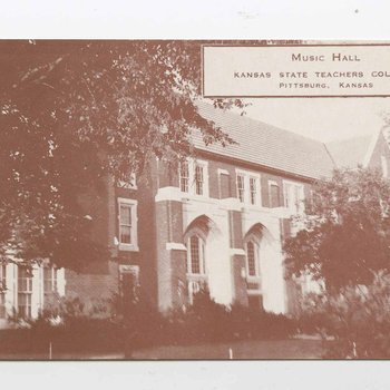 Music Hall, Kansas State Teachers College, Pittsburg, Kansas