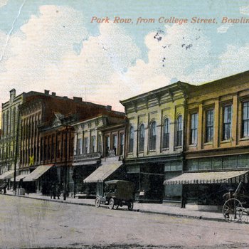 Postcard of Park Row from College Street