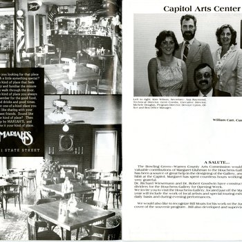 Capitol Arts Center Grand Opening Celebration program, Page 4-5