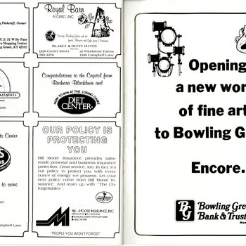 Capitol Arts Center Grand Opening Celebration program, Page 54-55