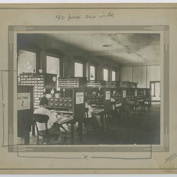 Little Blue Books Printing facility- preparing for distribution