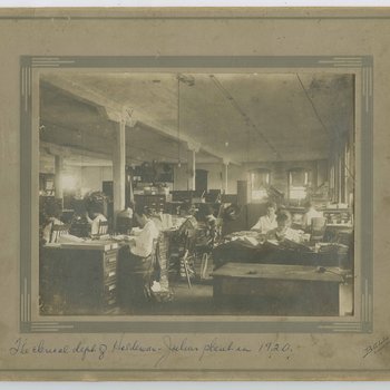 Little Blue Books Printing Press Facility Clerical department
