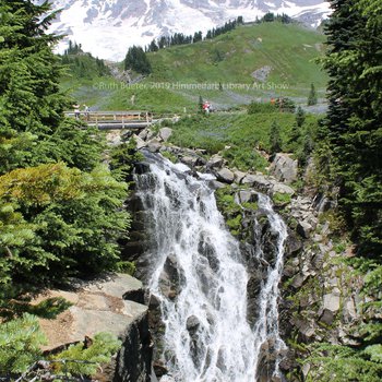 "Mount Rainier Waterfall"