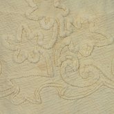 Boy’s dress and vest, white cotton piqué decorated with a leaf and loop braid pattern, 1900-1917, detail of braid